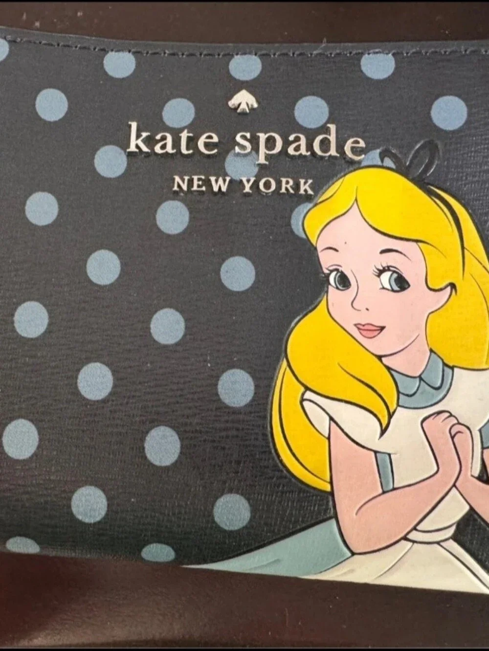 Disney X Kate Spade Alice In Wonderland Bifold Wallet